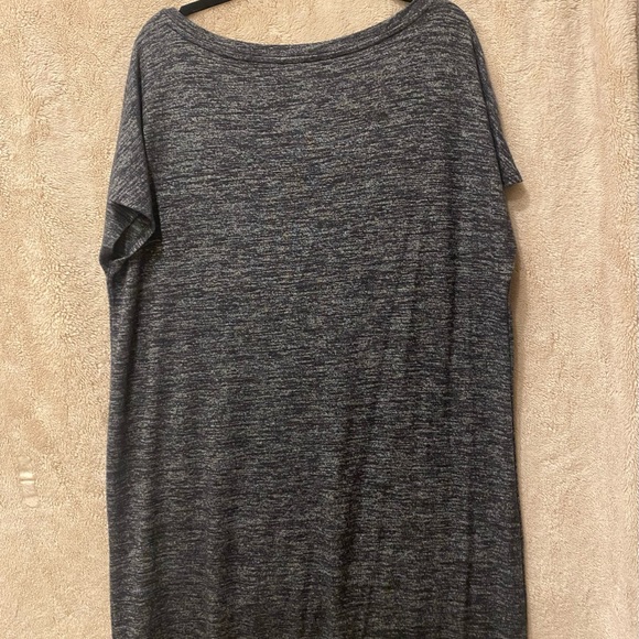 XL gray T-shirt dress. Daily ritual - Picture 3 of 8